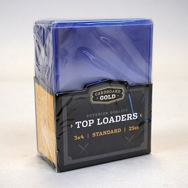Cardboard Gold Toploaders for Stand
